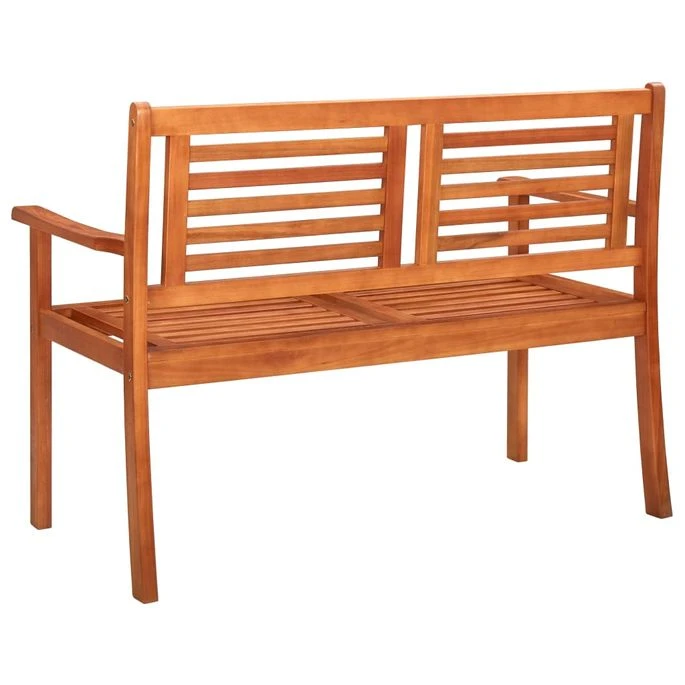Banc De Jardin 2 Places Avec Coussin 120 Cm Bois D'eucalyptus 2 5 Banc De Jardin 2 Places Avec Coussin 120 Cm Bois D'eucalyptus 2 – Image 5