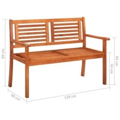 Banc De Jardin 2 Places Avec Coussin 120 Cm Bois D'eucalyptus 2 20 Banc De Jardin 2 Places Avec Coussin 120 Cm Bois D'eucalyptus 2 -Mobilier De Jardin Soldes banc de jardin 2 places avec coussin 120 cm bois d eucalyptus 8720286233627 814448
