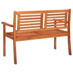 Banc De Jardin 2 Places Avec Coussin 120 Cm Bois D'eucalyptus 13 -Mobilier De Jardin Soldes banc de jardin 2 places avec coussin 120 cm bois d eucalyptus 8720286233856 814704
