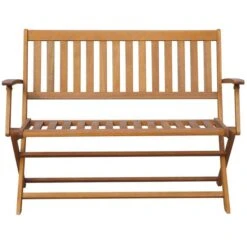 Banc De Jardin Avec Coussin 120 Cm Bois D'acacia Massif 13 -Mobilier De Jardin Soldes banc de jardin avec coussin 120 cm bois d acacia massif 3666722416979 842003
