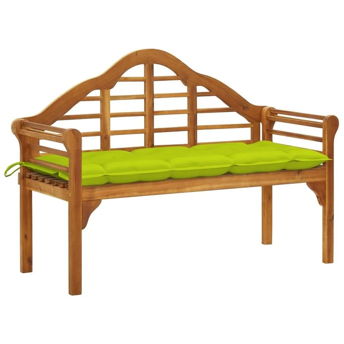 Banc De Jardin Avec Coussin 135 Cm Bois D'acacia Massif 23 1 Banc De Jardin Avec Coussin 135 Cm Bois D'acacia Massif 23