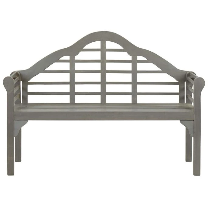 Banc De Jardin Avec Coussin 135 Cm Bois D'acacia Massif Gris 12 3 Banc De Jardin Avec Coussin 135 Cm Bois D'acacia Massif Gris 12 – Image 3