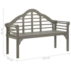 Banc De Jardin Avec Coussin 135 Cm Bois D'acacia Massif Gris 12 21 Banc De Jardin Avec Coussin 135 Cm Bois D'acacia Massif Gris 12 -Mobilier De Jardin Soldes banc de jardin avec coussin 135 cm bois d acacia massif gris 3666722263474 1072450