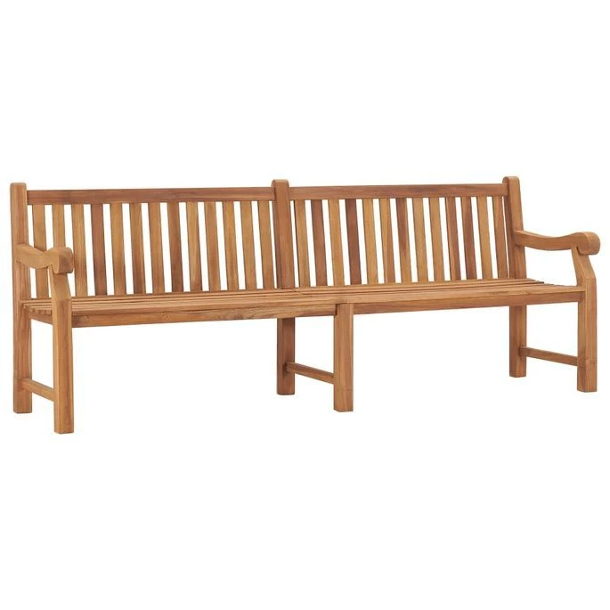 Banc De Jardin Avec Coussin 240 Cm Bois De Teck Massif 4 2 Banc De Jardin Avec Coussin 240 Cm Bois De Teck Massif 4 – Image 2