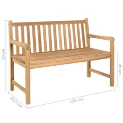 Banc De Jardin Avec Coussin Bleu 120 Cm Bois De Teck Massif 3 -Mobilier De Jardin Soldes banc de jardin avec coussin bleu 120 cm bois de teck massif 3666722838290 829132