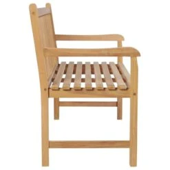 Banc De Jardin Avec Coussin Noir 175 Cm Bois De Teck Massif -Mobilier De Jardin Soldes banc de jardin avec coussin noir 175 cm bois de teck massif 8720286267301 830149