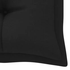 Banc De Jardin Avec Coussin Noir 175 Cm Bois De Teck Massif -Mobilier De Jardin Soldes banc de jardin avec coussin noir 175 cm bois de teck massif 8720286267301 830154