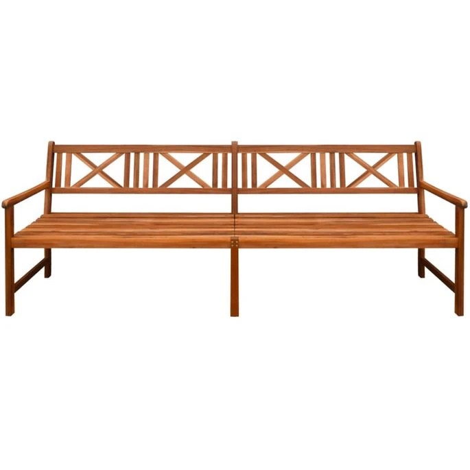 Banc De Jardin Avec Coussins 240 Cm Bois Solide D'acacia 8 3 Banc De Jardin Avec Coussins 240 Cm Bois Solide D'acacia 8 – Image 3
