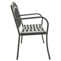 Banc De Jardin Avec Une Table 125 Cm Acier Gris 10 Banc De Jardin Avec Une Table 125 Cm Acier Gris -Mobilier De Jardin Soldes banc de jardin avec une table 125 cm acier gris 3666722617253 941158
