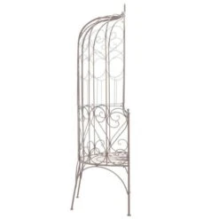 Banc De Jardin Métal Forgé Marron Antique Vakka 95 Cm -Mobilier De Jardin Soldes banc de jardin metal forge marron antique vakka 95 cm 3666722555692 388262