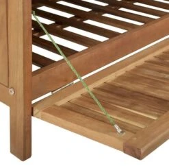 Banc De Rangement Avec Coussin Acacia Massif Foncé Tulak 148 Cm -Mobilier De Jardin Soldes banc de rangement avec coussin acacia massif fonce tulak 148 cm 3666722750905 387129