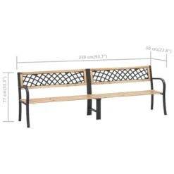 Banc Double De Jardin 238 Cm Bois De Pin Chinois -Mobilier De Jardin Soldes banc double de jardin 238 cm bois de pin chinois 3666722894579 1479588