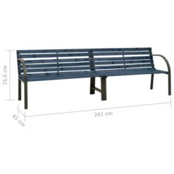 Banc Double De Jardin 241 Cm Bois De Pin Chinois Gris 11 Banc Double De Jardin 241 Cm Bois De Pin Chinois Gris -Mobilier De Jardin Soldes banc double de jardin 241 cm bois de pin chinois gris 3666722175746 1222841