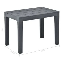 Bancs De Jardin 2 Pcs Anthracite Plastique -Mobilier De Jardin Soldes bancs de jardin 2 pcs anthracite plastique 3666722529136 552959
