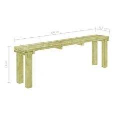 Banquette De Jardin 130x27,5x45 Cm Pinède Imprégnée -Mobilier De Jardin Soldes banquette de jardin 130x27 5x45 cm pinede impregnee 8719883591063 1392081