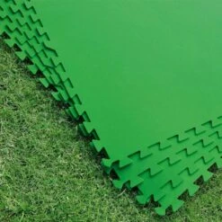 Bestway Bâche De Sol De Piscine 8 Pcs 81x81 Cm Vert