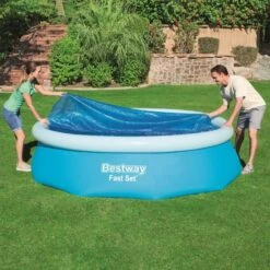 Bestway Couverture Solaire De Piscine Flowclear 305 Cm -Mobilier De Jardin Soldes bestway couverture solaire de piscine flowclear 305 cm 3666722780223 1238269