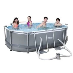 BESTWAY Kit Piscine Ovale Tubulaire L3,00 X L2,00 X H0,84m -Mobilier De Jardin Soldes bestway kit piscine ovale tubulaire l3 00 x l2 00 x h0 84m 6942138954500 437069