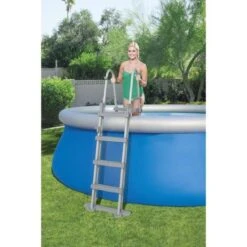 BESTWAY Kit Piscine Ronde Autoportante Ø4,57 X H1,22m -Mobilier De Jardin Soldes bestway kit piscine ronde autoportante 4 57 x h1 22m 6942138952964 437085