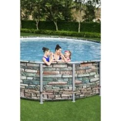 BESTWAY Piscine Hors Sol Power Steel - 671 X 132 Cm -Mobilier De Jardin Soldes bestway piscine hors sol power steel 671 x 132 cm 6942138968736 437046