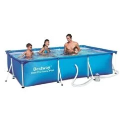 BESTWAY Piscine Rectangulaire Tubulaire L3,00 X L2,01 X H0,66m