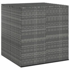 Boîte à Coussins De Jardin Résine Tressée 100x97,5x104 Cm Gris
