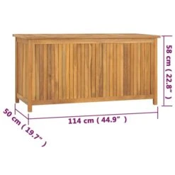 Boîte De Jardin 114x50x58 Cm Bois Massif De Teck -Mobilier De Jardin Soldes boite de jardin 114x50x58 cm bois massif de teck 3666722914628 1510964