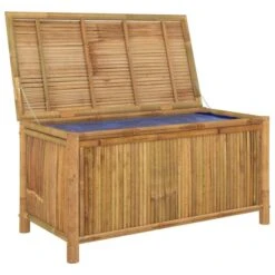 Boîte De Rangement De Jardin 110x52x55 Cm Bambou -Mobilier De Jardin Soldes boite de rangement de jardin 110x52x55 cm bambou 3666722914604 1513269