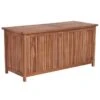 Boîte De Rangement De Jardin 120x50x58 Cm Bois De Teck Solide