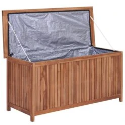 Boîte De Rangement De Jardin 120x50x58 Cm Bois De Teck Solide 10 Boîte De Rangement De Jardin 120x50x58 Cm Bois De Teck Solide -Mobilier De Jardin Soldes boite de rangement de jardin 120x50x58 cm bois de teck solide 3666722181020 1217147