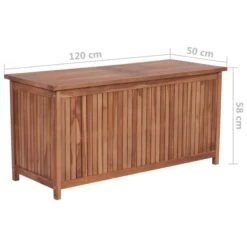 Boîte De Rangement De Jardin 120x50x58 Cm Bois De Teck Solide 15 Boîte De Rangement De Jardin 120x50x58 Cm Bois De Teck Solide -Mobilier De Jardin Soldes boite de rangement de jardin 120x50x58 cm bois de teck solide 3666722181020 1217152