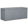 Boîte De Rangement De Jardin 270 L Gris PP