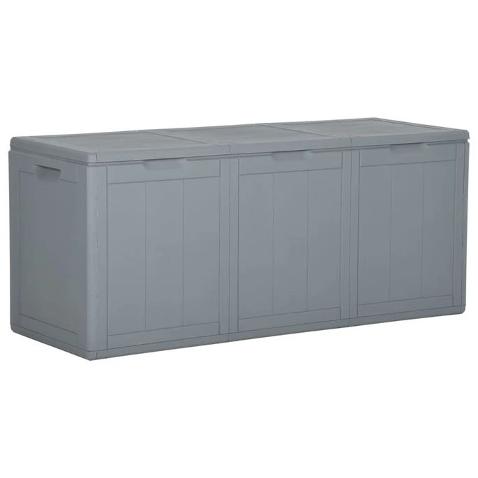 Boîte De Rangement De Jardin 270 L Gris PP 1 Boîte De Rangement De Jardin 270 L Gris PP