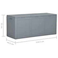 Boîte De Rangement De Jardin 270 L Gris PP 13 Boîte De Rangement De Jardin 270 L Gris PP -Mobilier De Jardin Soldes boite de rangement de jardin 270 l gris pp 3666722191678 1192576