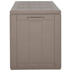 Boîte De Rangement De Jardin 270 L Marron PP -Mobilier De Jardin Soldes boite de rangement de jardin 270 l marron pp 3666722196567 1173763