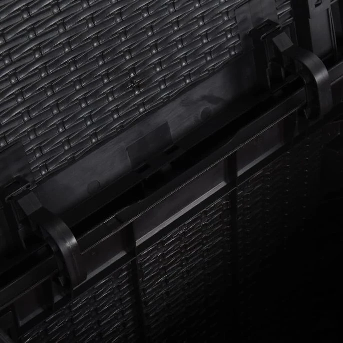 Boîte De Rangement De Jardin 270 L Noir PP 3 Boîte De Rangement De Jardin 270 L Noir PP – Image 3