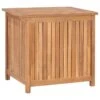 Boîte De Rangement De Jardin 60x50x58 Cm Bois De Teck Solide