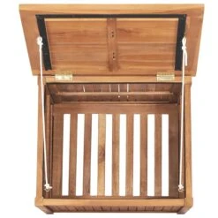 Boîte De Rangement De Jardin 60x50x58 Cm Bois De Teck Solide -Mobilier De Jardin Soldes boite de rangement de jardin 60x50x58 cm bois de teck solide 3666722603591 1215112