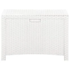 Mobilier De Jardin Soldes -Mobilier De Jardin Soldes boite de rangement de jardin 60x54x41 cm rotin pp blanc 8720286831885 1495338