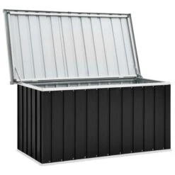 Boîte De Rangement De Jardin Anthracite 129x67x65 Cm -Mobilier De Jardin Soldes boite de rangement de jardin anthracite 129x67x65 cm 3666722179904 1218288