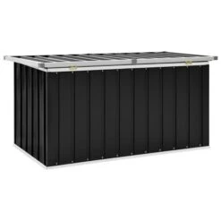 Boîte De Rangement De Jardin Anthracite 129x67x65 Cm -Mobilier De Jardin Soldes boite de rangement de jardin anthracite 129x67x65 cm 3666722179904 1218291
