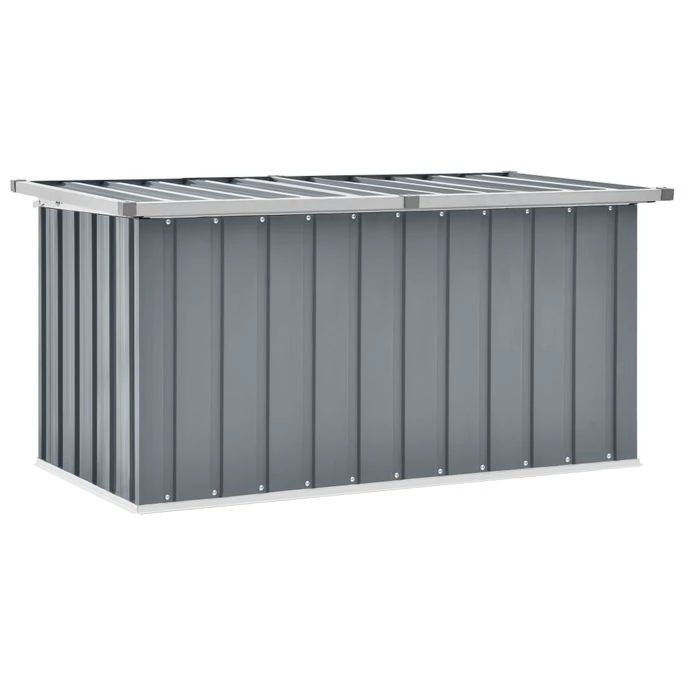 Boîte De Rangement De Jardin Gris 129x67x65 Cm 1 Boîte De Rangement De Jardin Gris 129x67x65 Cm