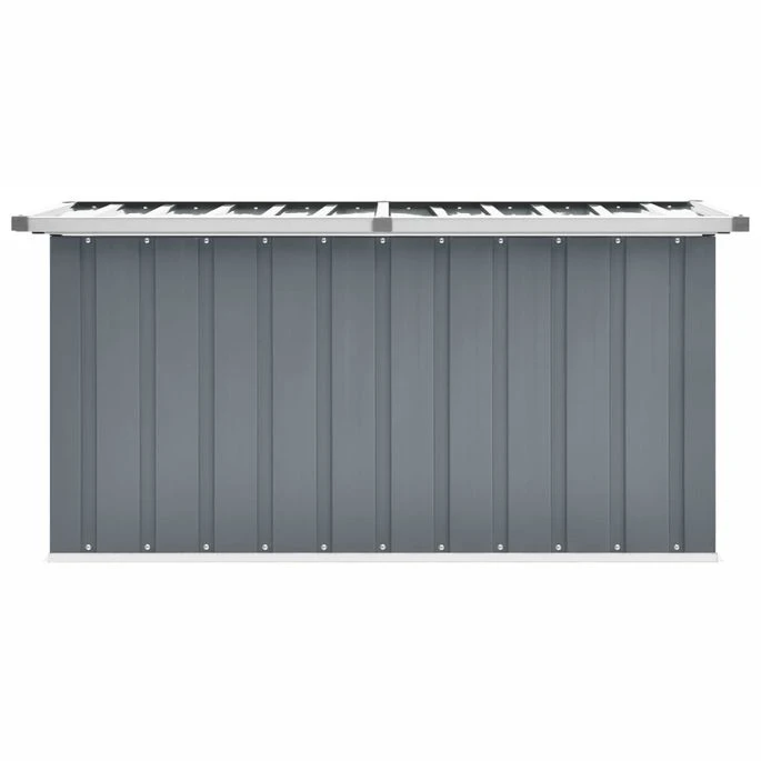 Boîte De Rangement De Jardin Gris 129x67x65 Cm 4 Boîte De Rangement De Jardin Gris 129x67x65 Cm – Image 4