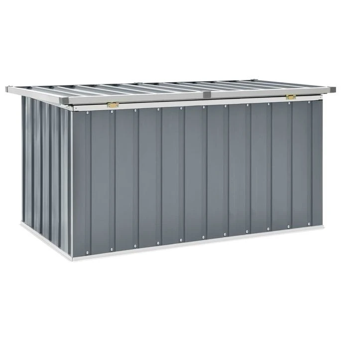 Boîte De Rangement De Jardin Gris 129x67x65 Cm 6 Boîte De Rangement De Jardin Gris 129x67x65 Cm – Image 6