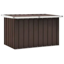 Boîte De Rangement De Jardin Marron 109x67x65 Cm