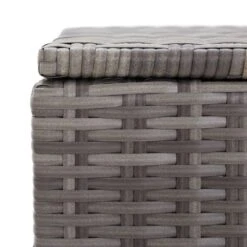 Boîte De Rangement De Jardin Résine Tressée 100x50x50 Cm Gris -Mobilier De Jardin Soldes boite de rangement de jardin resine tressee 100x50x50 cm gris 3666722179775 1218401