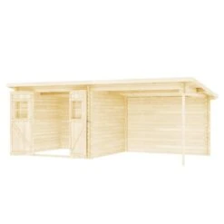 Cabanon De Jardin En Rondins Bois Massif 28 Mm, 6,3 X 3 M -Mobilier De Jardin Soldes cabanon de jardin en rondins bois massif 28 mm 6 3 x 3 m 8718475586616 1403591