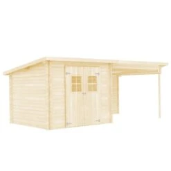 Cabanon De Jardin En Rondins Bois Massif 28 Mm, 6,3 X 3 M -Mobilier De Jardin Soldes cabanon de jardin en rondins bois massif 28 mm 6 3 x 3 m 8718475586616 1403593