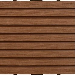 Carreau De Terrasse 22 Pcs 30 X 30 Cm 2 M² WPC Marron -Mobilier De Jardin Soldes carreau de terrasse 22 pcs 30 x 30 cm 2 m wpc marron 3666722193429 1177664