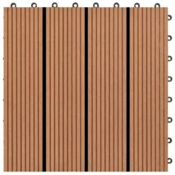 Carreau De Terrasse 22 Pcs 30 X 30 Cm 2 M² WPC Marron -Mobilier De Jardin Soldes carreau de terrasse 22 pcs 30 x 30 cm 2 m wpc marron 3666722193429 1177665